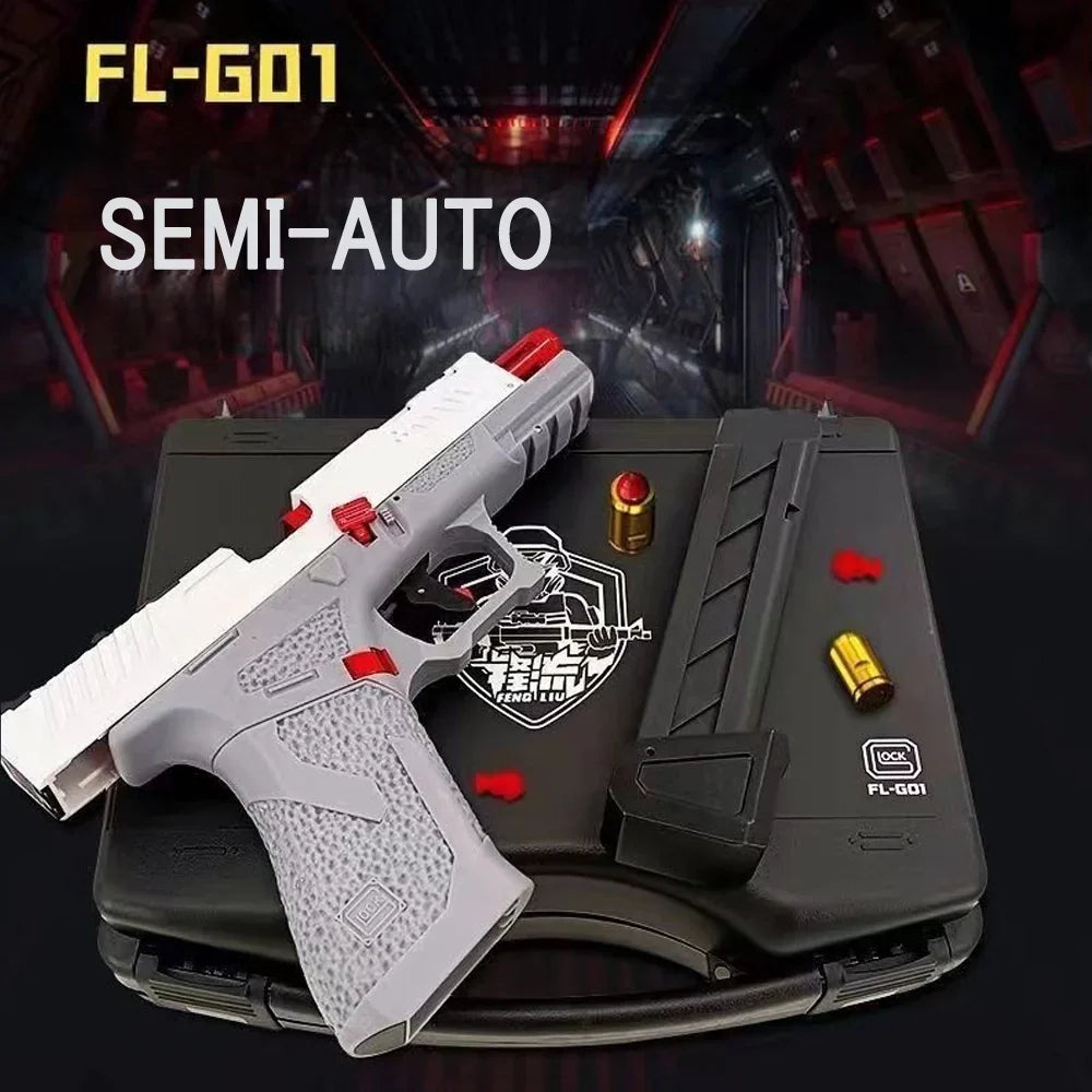 pistolet réaliste glock fl-17 pistolets nerf