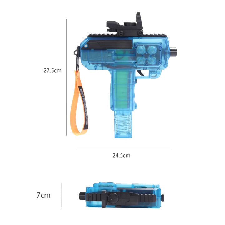mini pistolet mitrailleur uzi entièrement automatique pistolets nerf