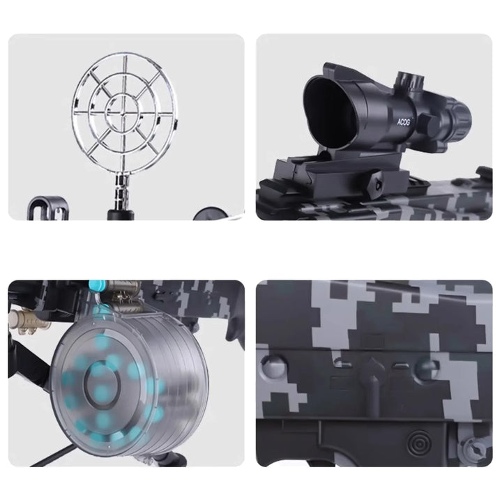 Mitrailleuse légère automatique camouflage mg3 pistolets nerf