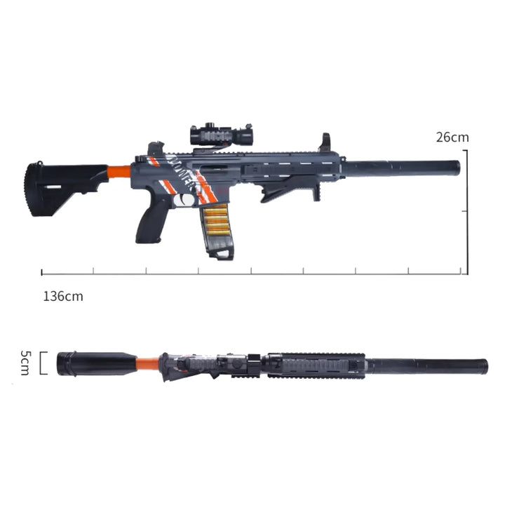Fusil automatique HK416, jolis pistolets nerf