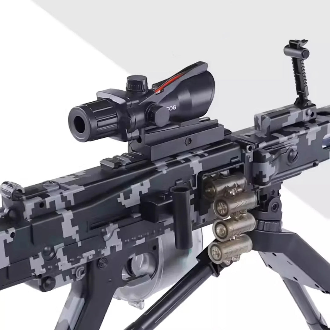 Mitrailleuse légère automatique camouflage mg3 pistolets nerf