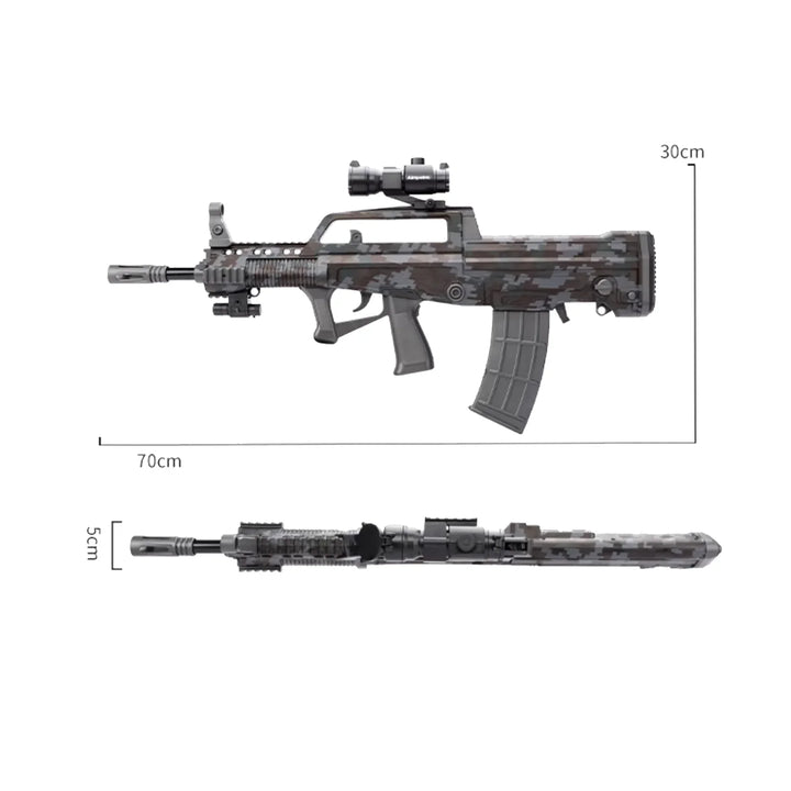 fusil automatique camouflage QBZ 95 pistolets nerf réalistes