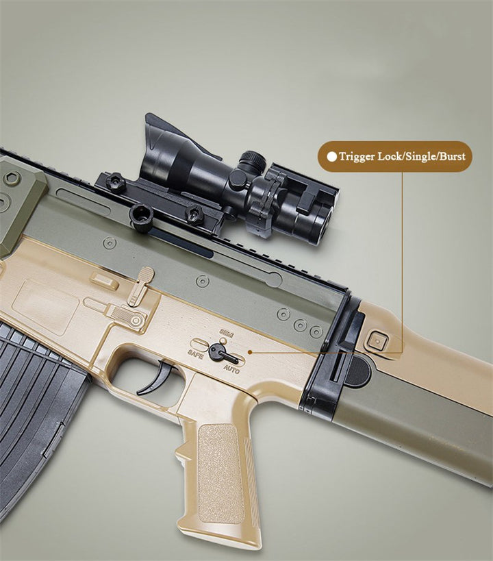 fusil d'assaut automatique à cicatrices, pistolet nerf