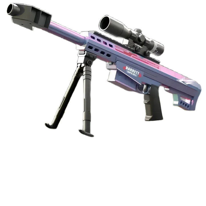 Pistolet de sniper Barrett à chargement pliable Pistolets Nerf