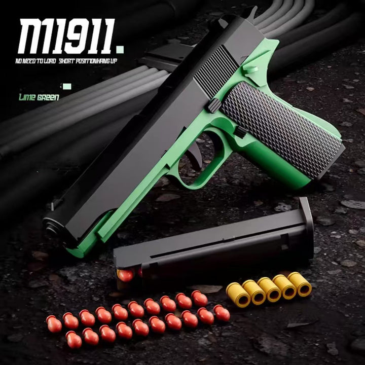 Pistolet Nerf Blaster Glock M1911 semi-automatique