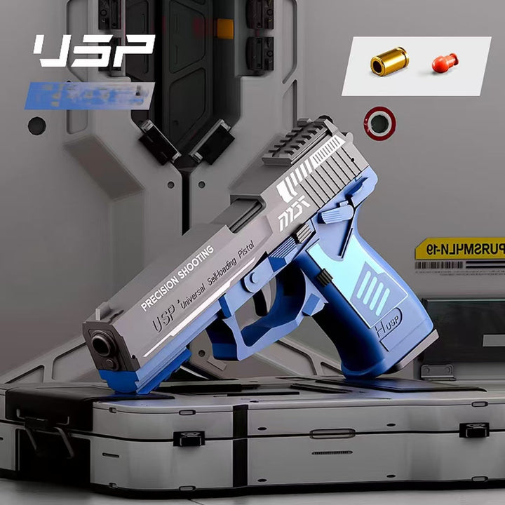 Pistolet Nerf Blaster USP à rafale semi-automatique