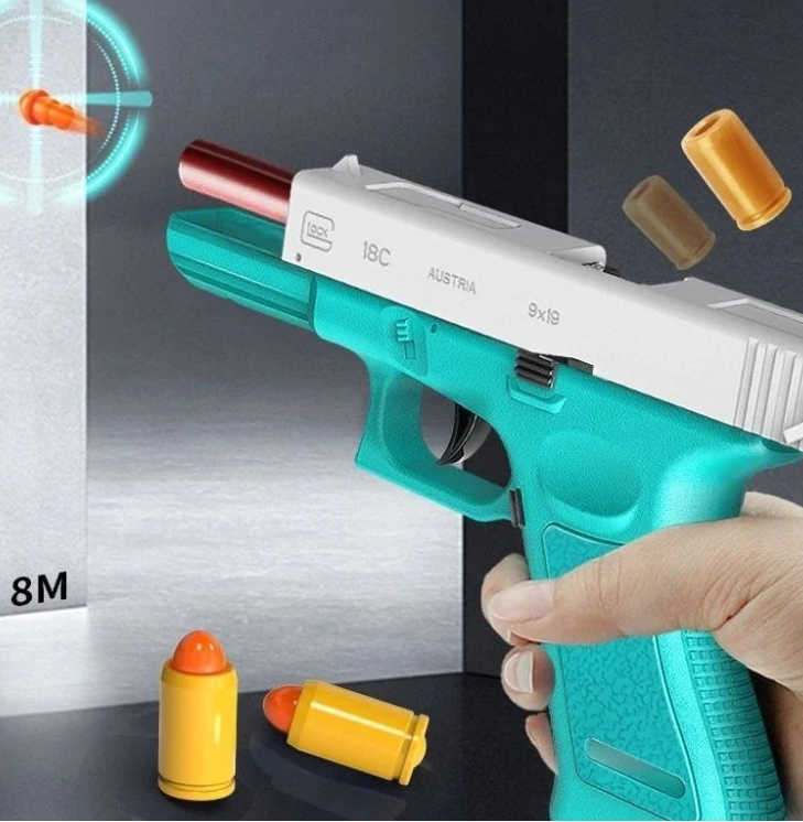 Pistolet à éjection automatique de cartouches Glock g18 Nerf Guns