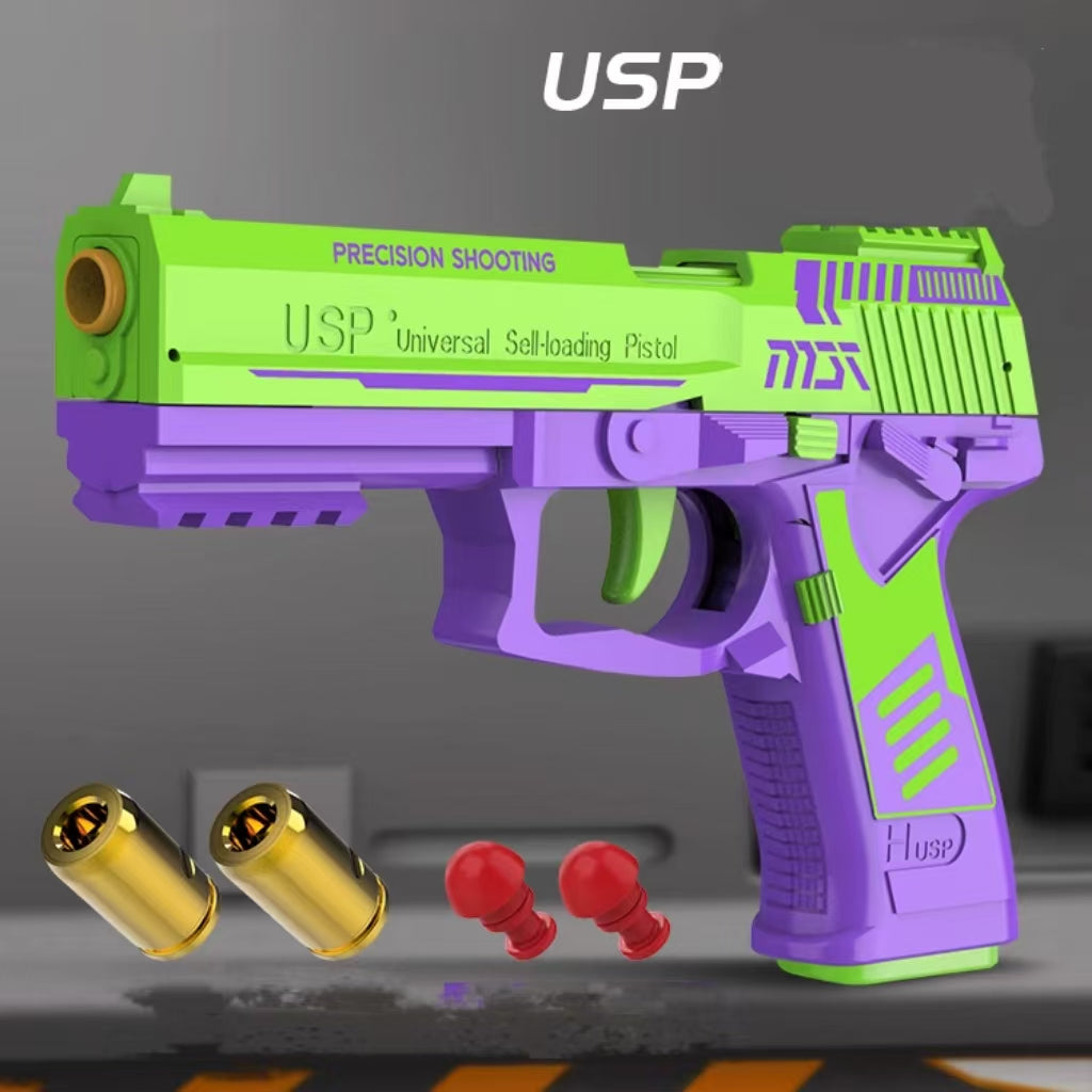 Pistolet Nerf Blaster USP à rafale semi-automatique