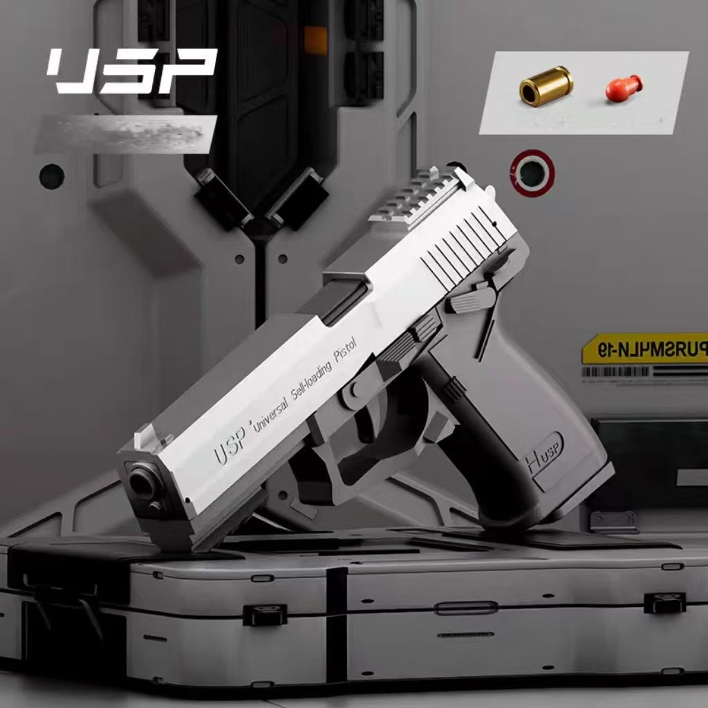 Pistolet Nerf Blaster USP à rafale semi-automatique