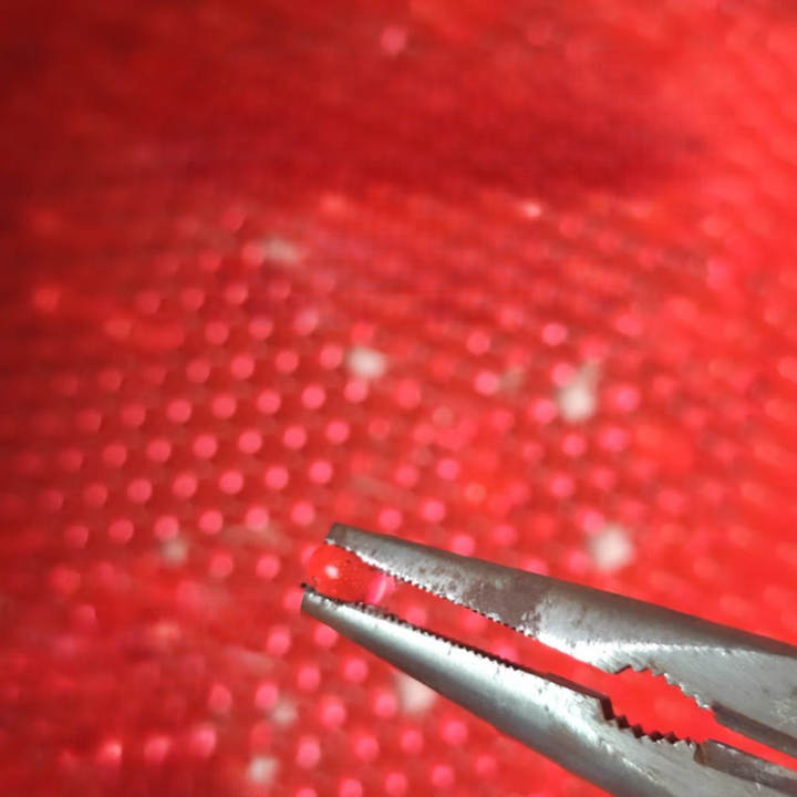 Ball gel magique rouge de compression 7-8 mm 5 kg