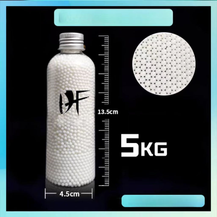 Ball gel blanc durci de 7 à 8 mm de compression, 5 kg