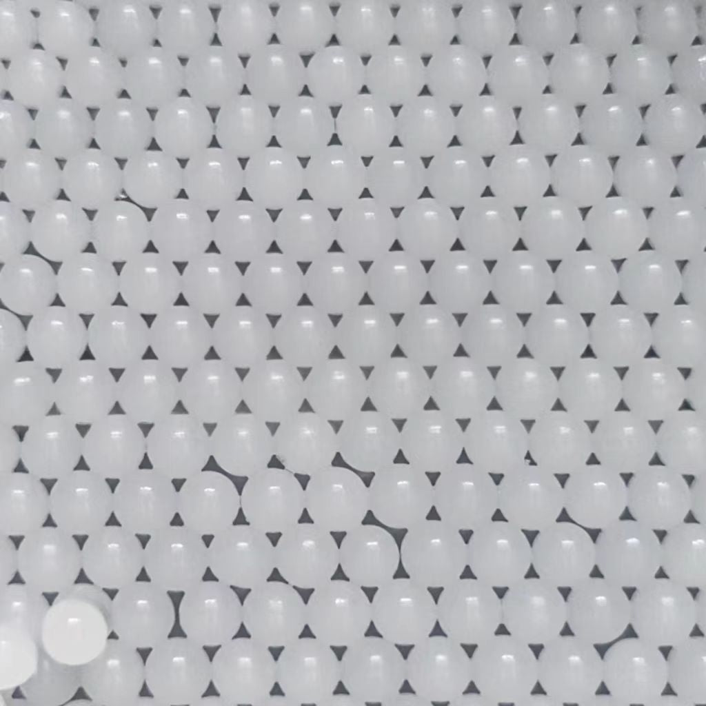 Ball gel blanc durci de 7 à 8 mm de compression, 5 kg