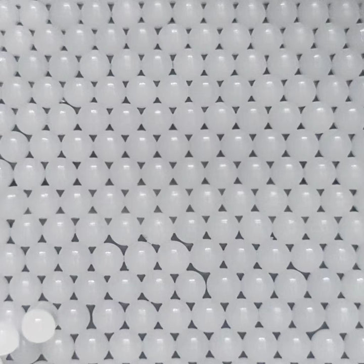 Ball gel blanc durci de 7 à 8 mm de compression, 5 kg