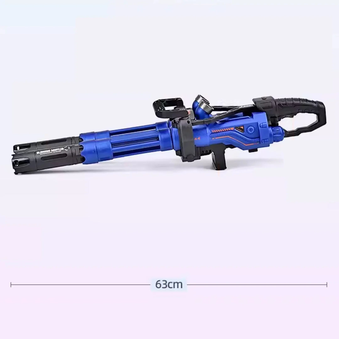 Mitrailleuse Gatling à double canon Gel Blaster