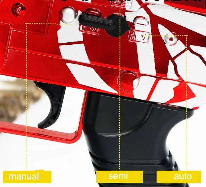 Pistolet mitrailleur M249, fléchettes en mousse, blaster Nerf