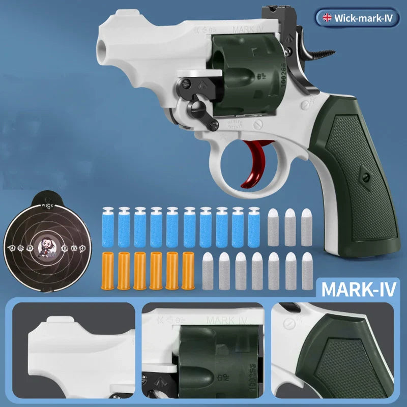 pistolets nerf revolver john wick 4 mk4