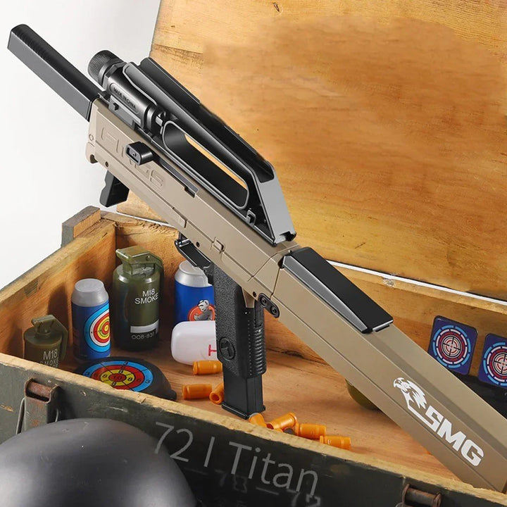 Pistolet mitrailleur pliable Sand FMG9 Nerf Guns