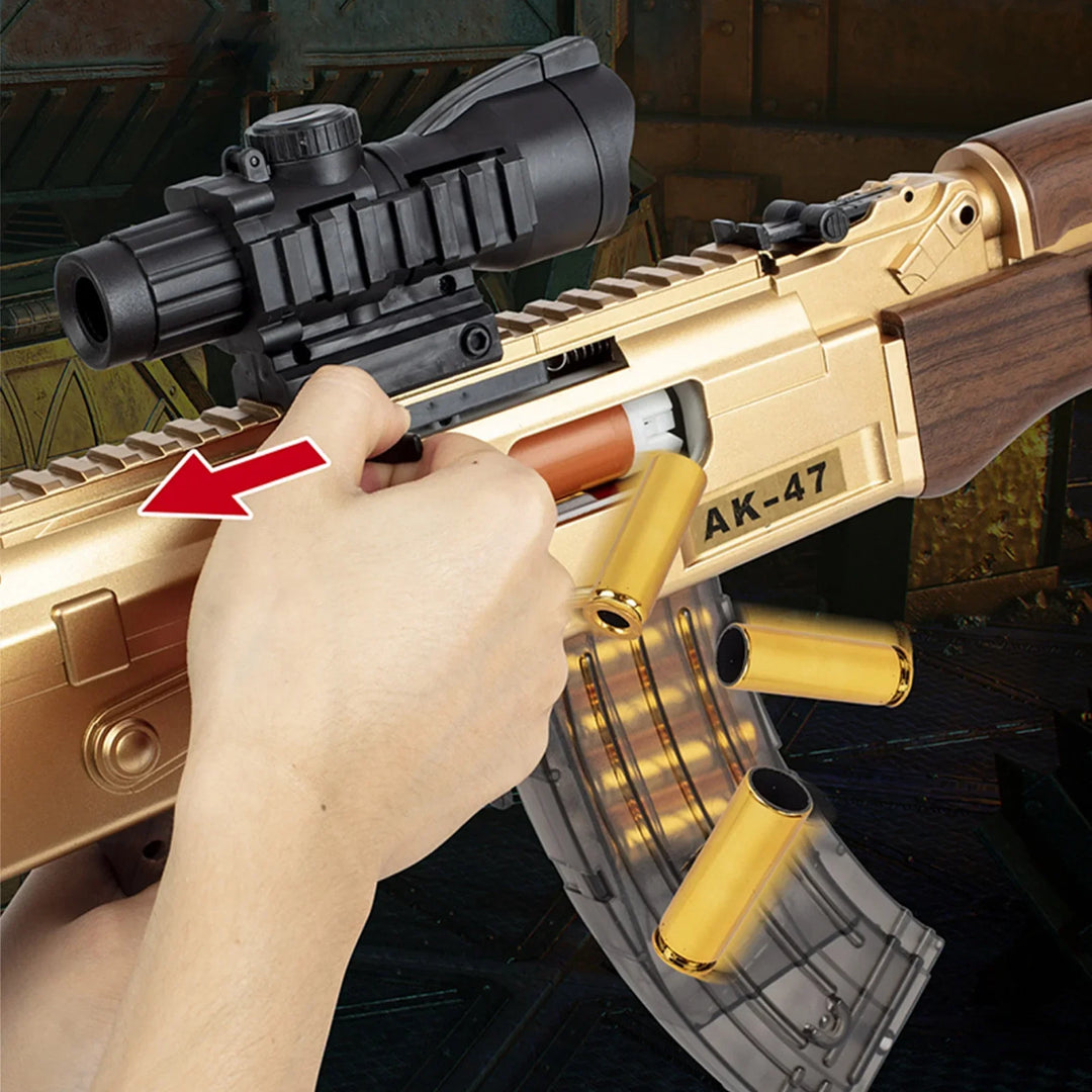 Fusil semi-automatique AK47, pistolet nerf réaliste