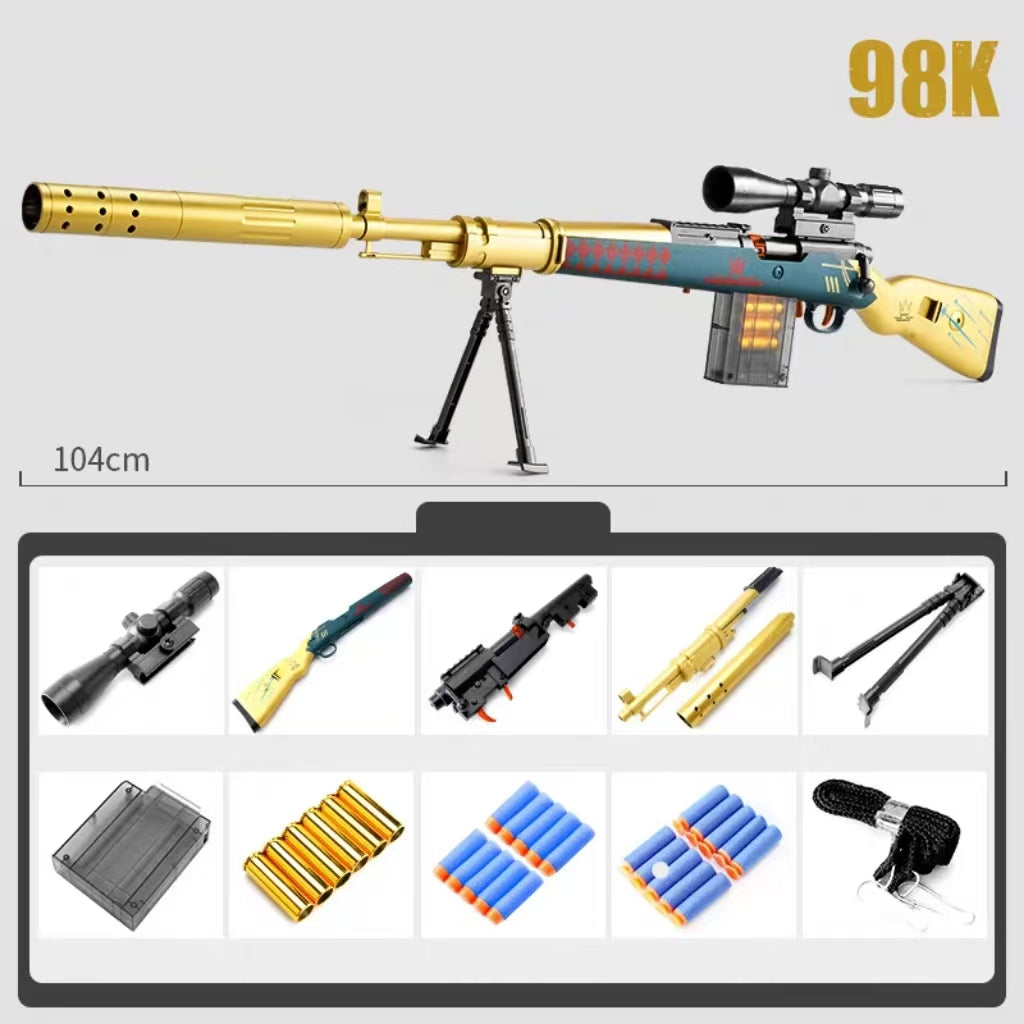 Gros fusil de sniper Kar98K Nerf Blaster