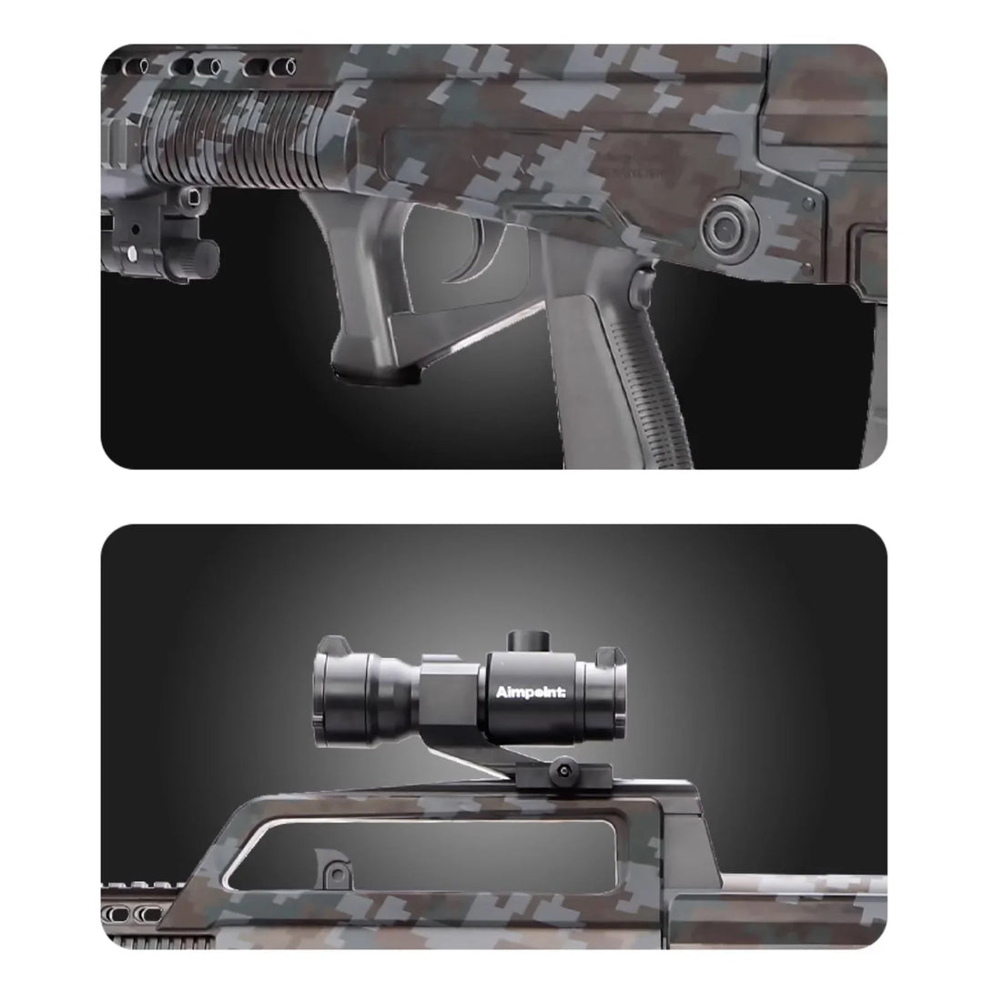 fusil automatique camouflage QBZ 95 pistolets nerf réalistes
