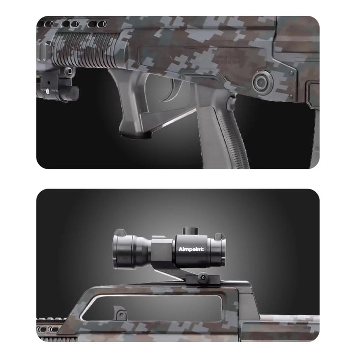 fusil automatique camouflage QBZ 95 pistolets nerf réalistes