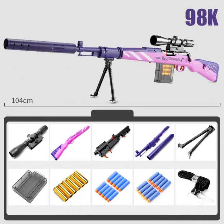 Gros fusil de sniper Kar98K Nerf Blaster