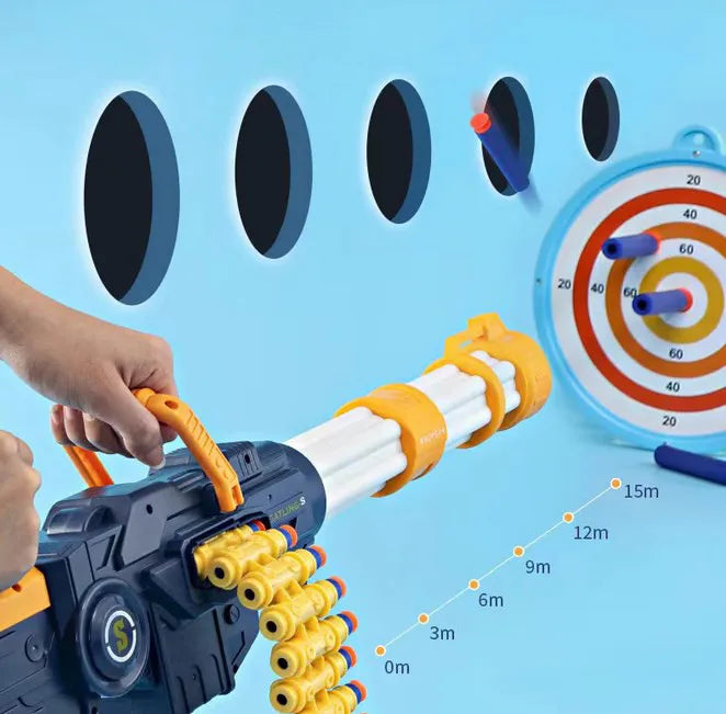 Pistolet électrique Gatling Minigun Nerf Gatling