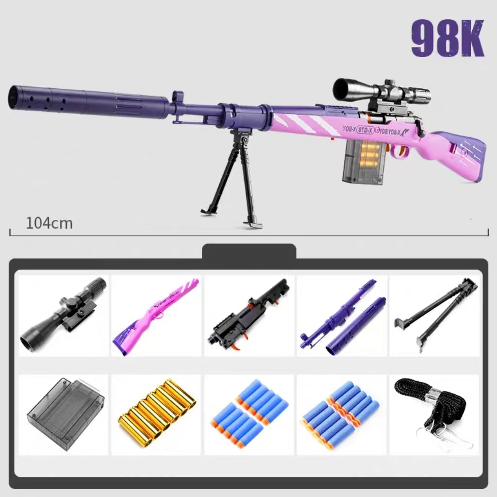 Gros fusil de sniper Kar98K Nerf Blaster