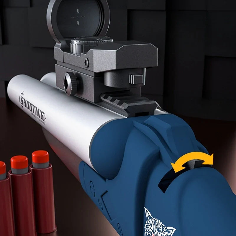 fusil de chasse à double canon hds68 pistolets nerf