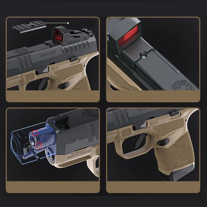 Pistolets laser nerf Springfield Armory Hellcat réalistes
