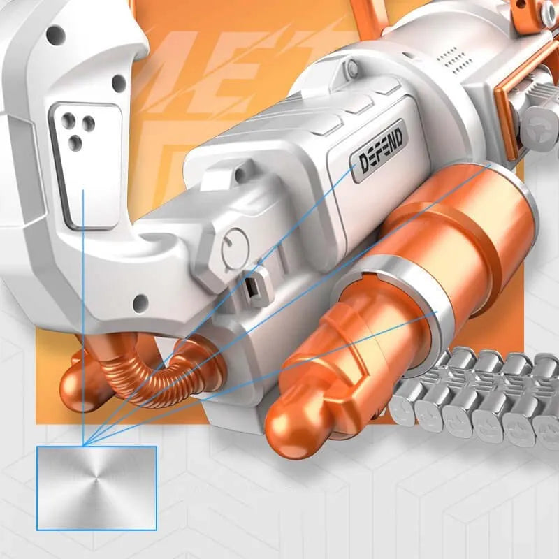 Pistolet électrique Minigun Nerf Gatling Gun Toy Gun