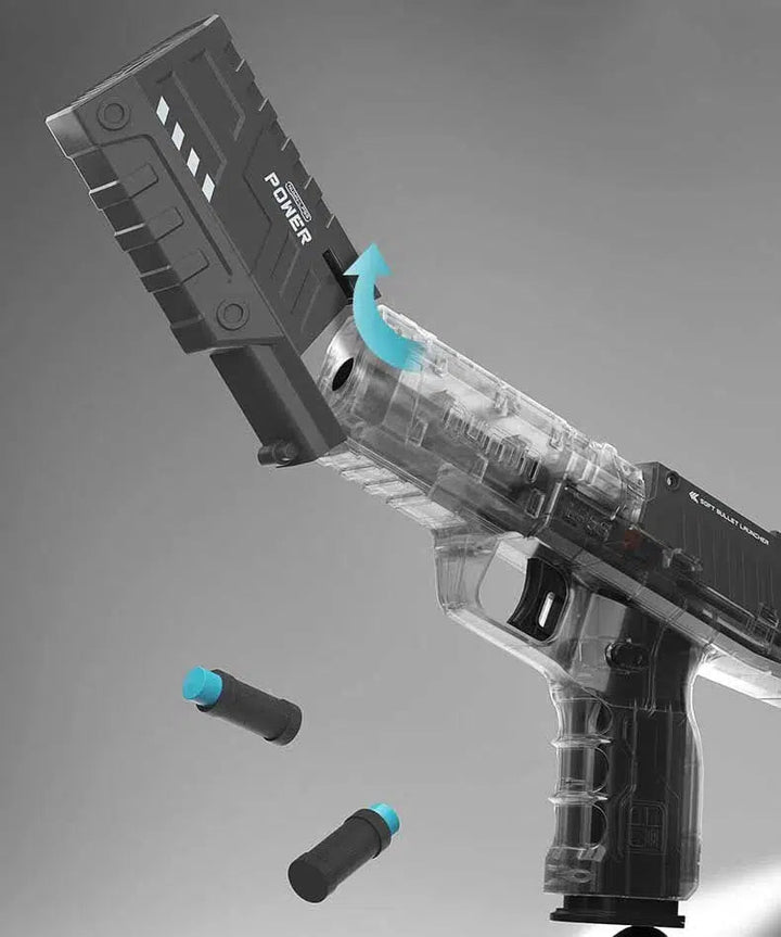 Réplique de pistolet Glock LP55 avec fléchettes en mousse