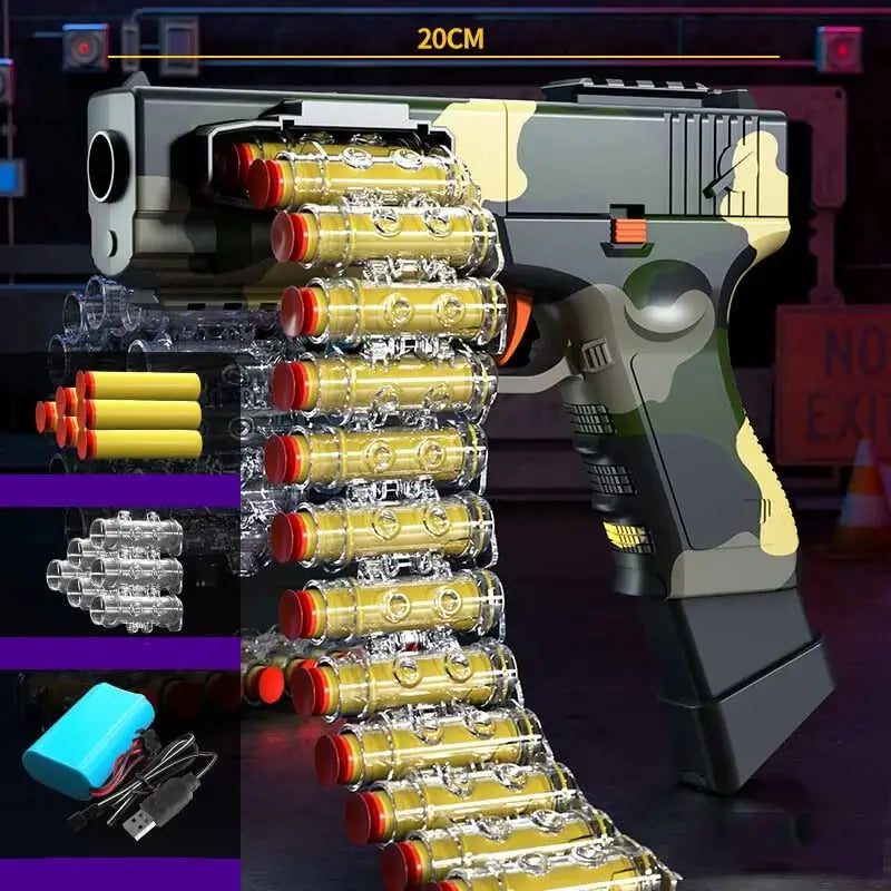 Lanceur de fléchettes en mousse Glock manuel et automatique