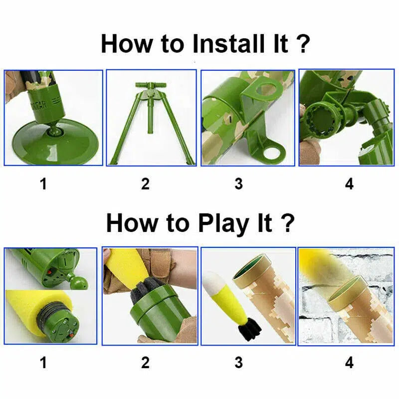 Lanceur de mortier Jedi, pistolet nerf, jouet