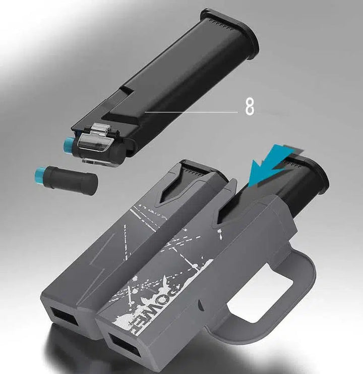 Réplique de pistolet Glock LP55 avec fléchettes en mousse