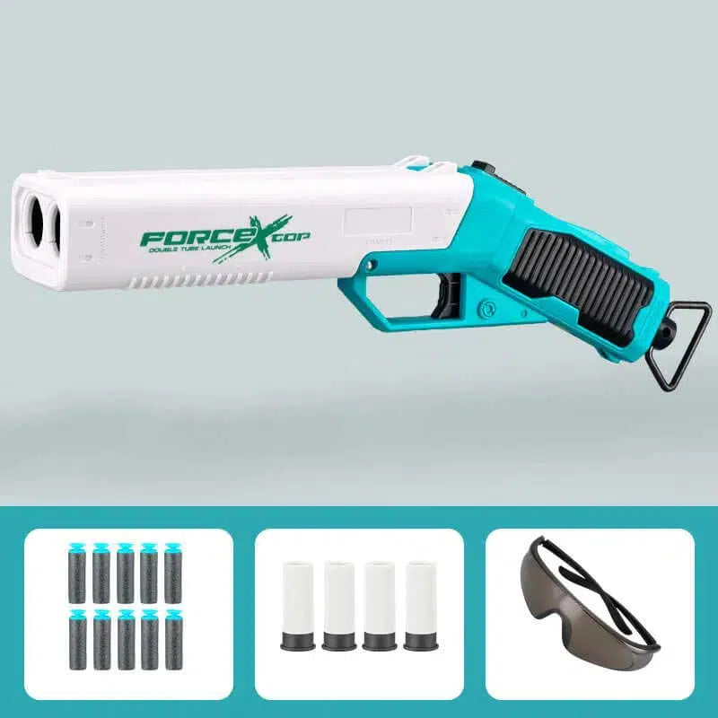 Fusil de chasse à double canon DX-12 Punisher Nerf Gun