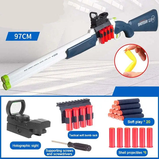 Fusil à pompe à éjection pliable S686 Nerf Gun