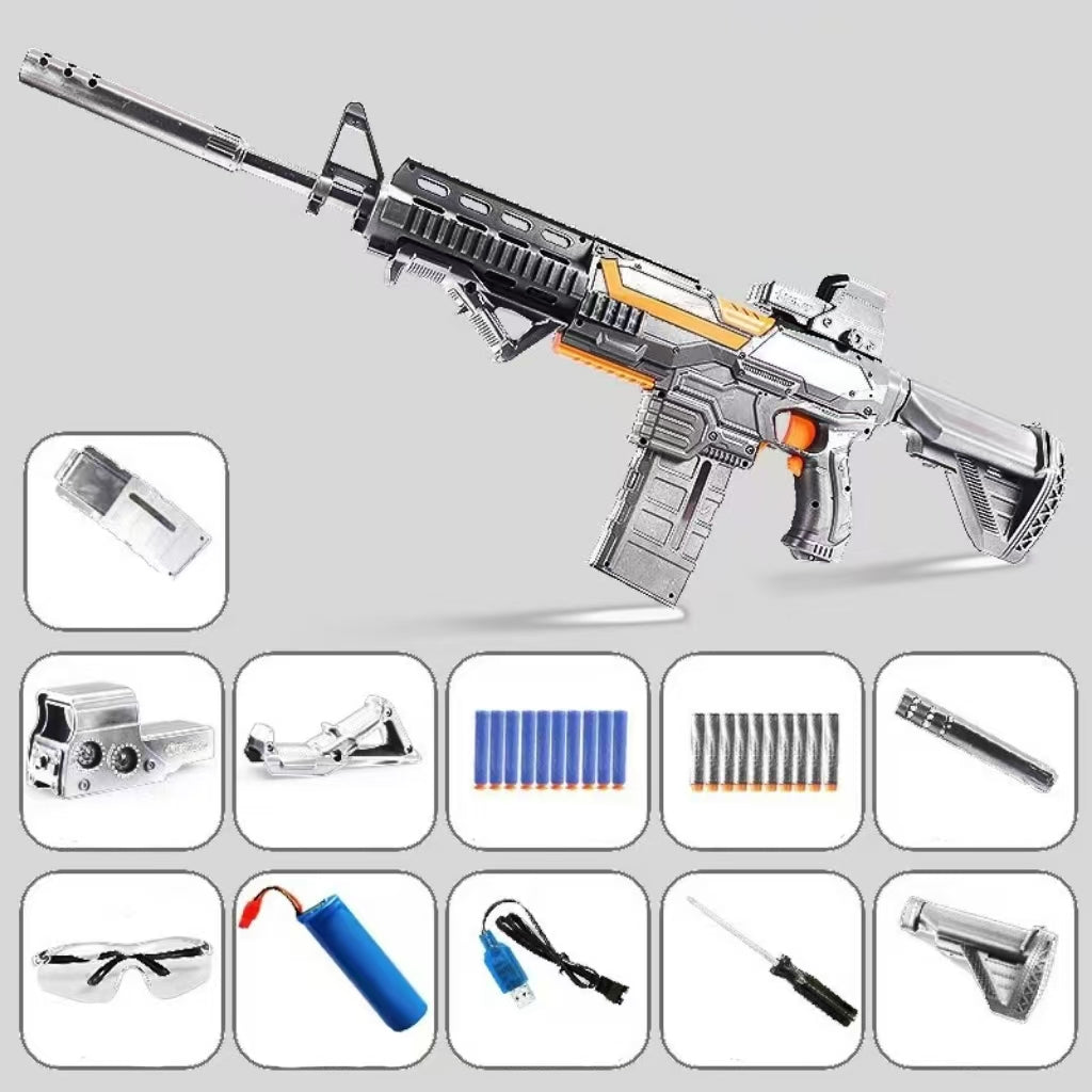 Lanceur de fléchettes à mousse automatique électrique HK416