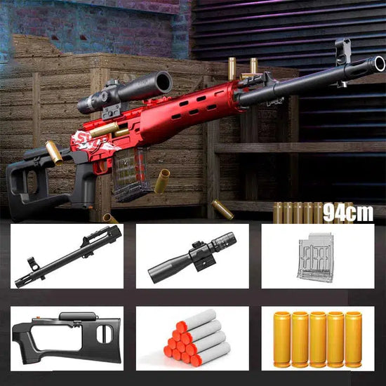 nouveaux pistolets Nerf SVD Sniper