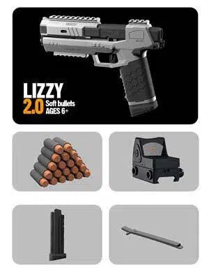 Pistolet à balles souples Gecko 2.0 Pistolet à fléchettes