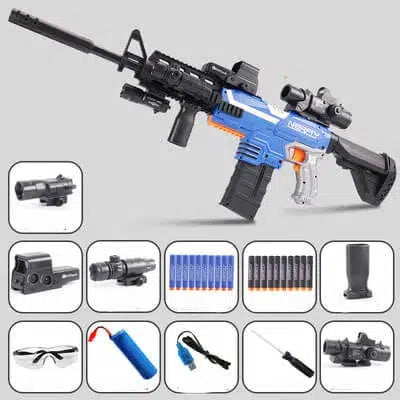 Lanceur de fléchettes à mousse automatique électrique HK416