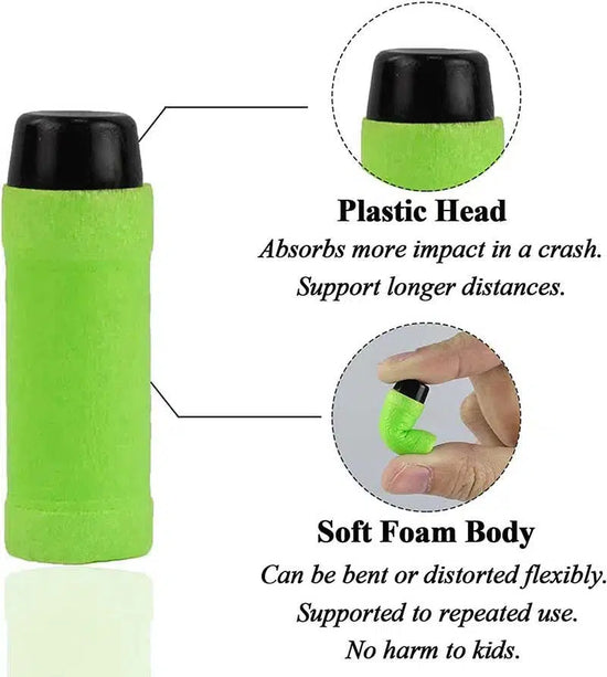 Fléchettes en bambou vert mi-longues 3,8 x 1,3 cm