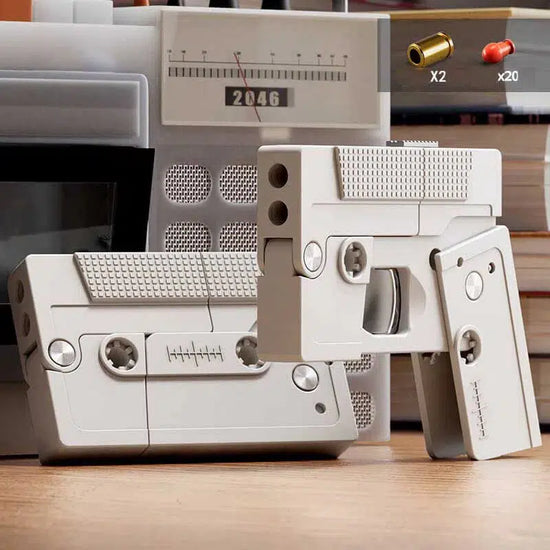 Pistolet à balles souples pliable à cassette
