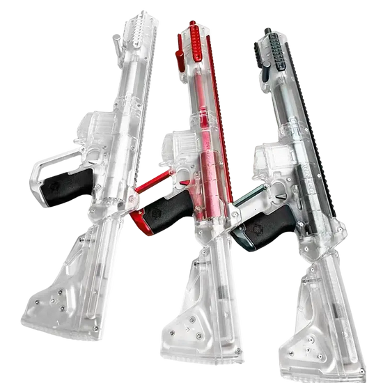 Pistolet de précision à fléchettes courtes Harrier transparent Pistolets Nerf