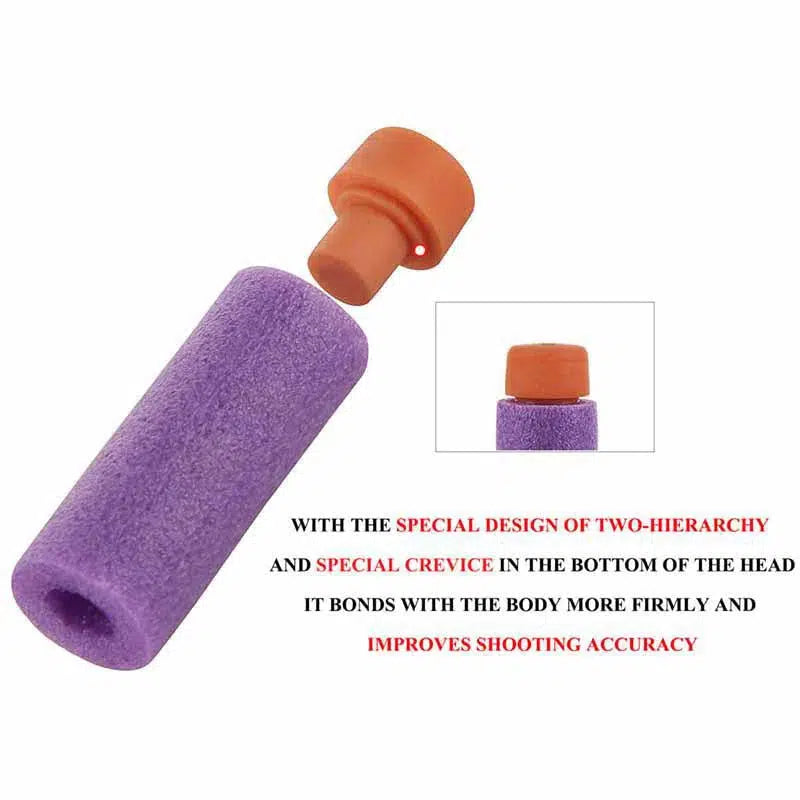 Fléchettes en mousse Stefan Gen3 Worker Mod 36 x 13 mm