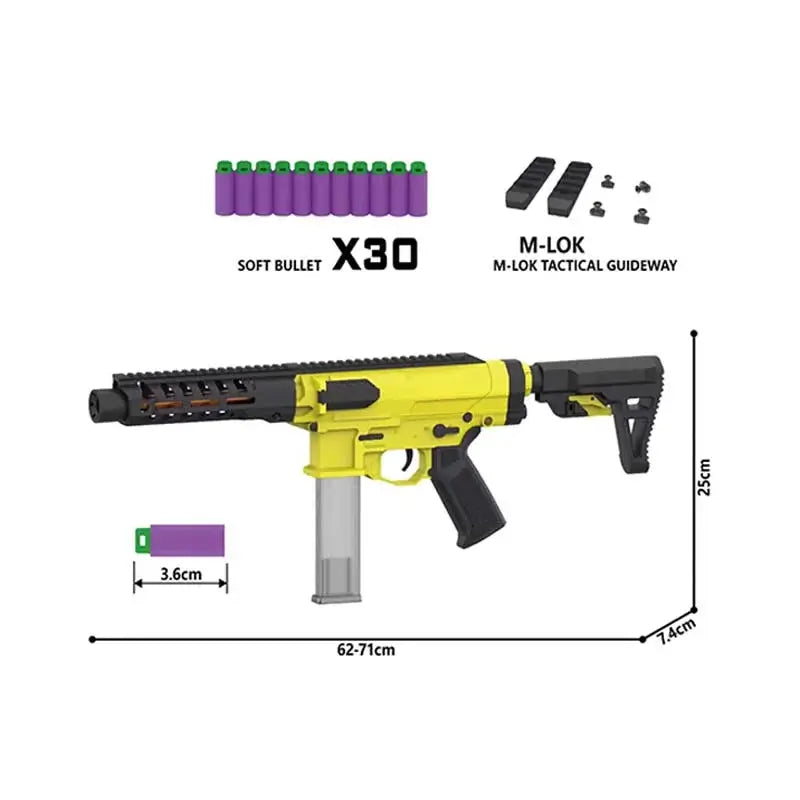 Fusil électrique Zius BK-1S AEG Blaster Nerf