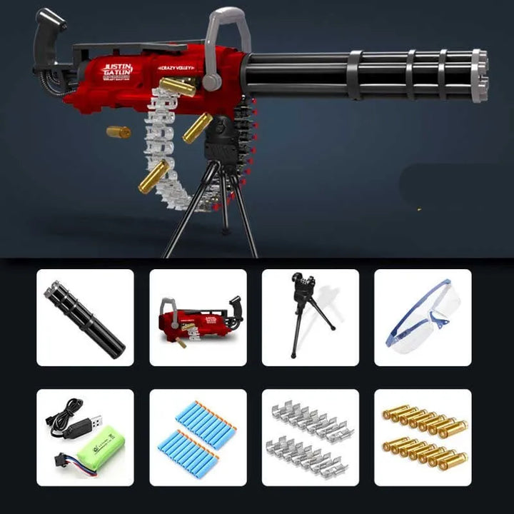Avec Minigun à éjection d'obus Nerf Gatling Gun