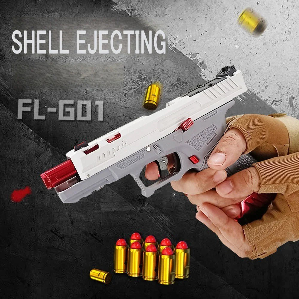 pistolet réaliste glock fl-17 pistolets nerf