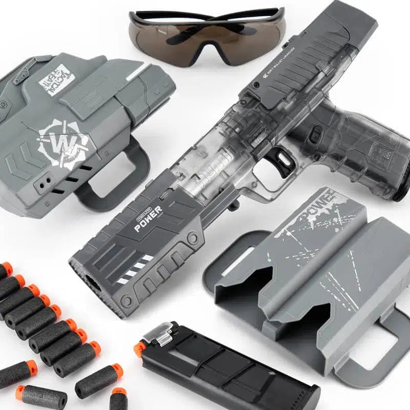 Réplique de pistolet Glock LP55 avec fléchettes en mousse