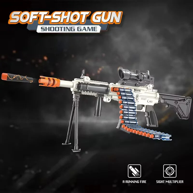 mitrailleuse automatique motorisée HK416 blaster pistolets nerf